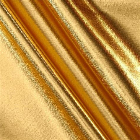 Metallic Gold Knit Fabric 